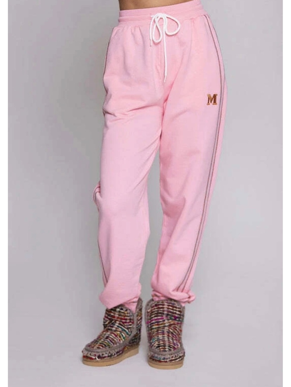 Missoni Women Pink Cotton Sweatpants Size XS